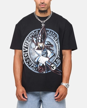 Chilly Comfort Goat Crew X Yu-Gi-Oh! Dark Magician Card Heavyweight T-Shirt Black