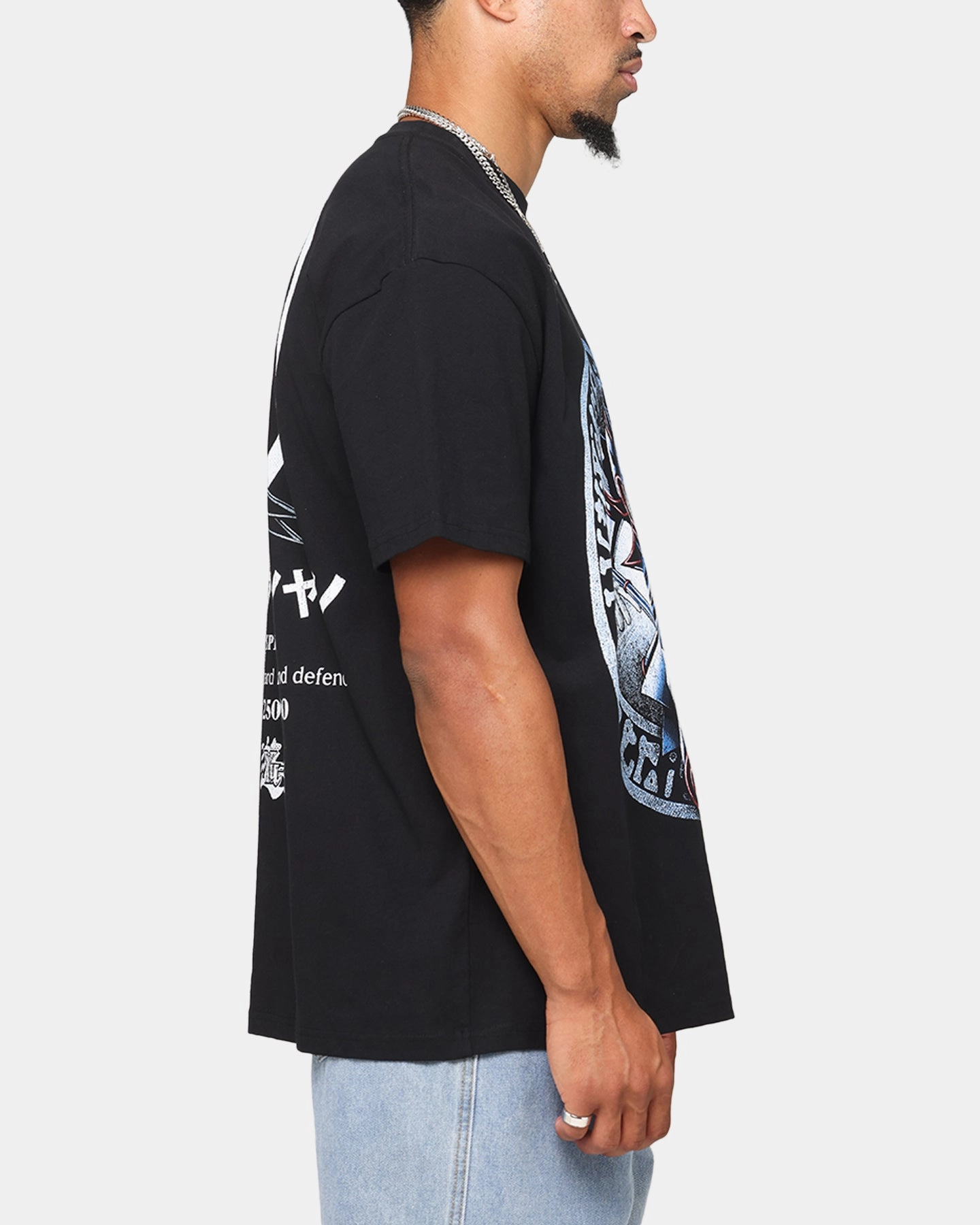 Goat Crew X Yu-Gi-Oh! Dark Magician Card Heavyweight T-Shirt Black Relax Outfit