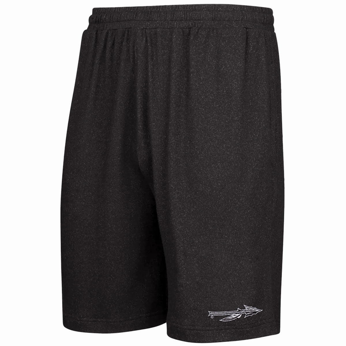 Non Tapered Leg Concept Sports Men's Spear Logo Hacci Short - Black