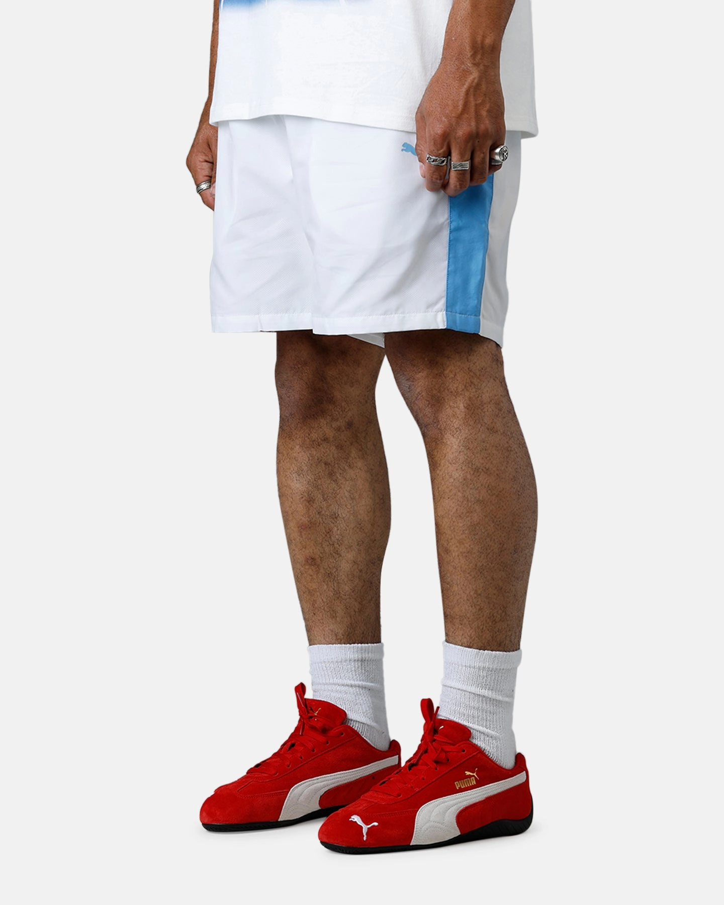 Puma x Scuderia Ferrari Miami Limited Edition T7 Shorts White Business casual Mid - rise
