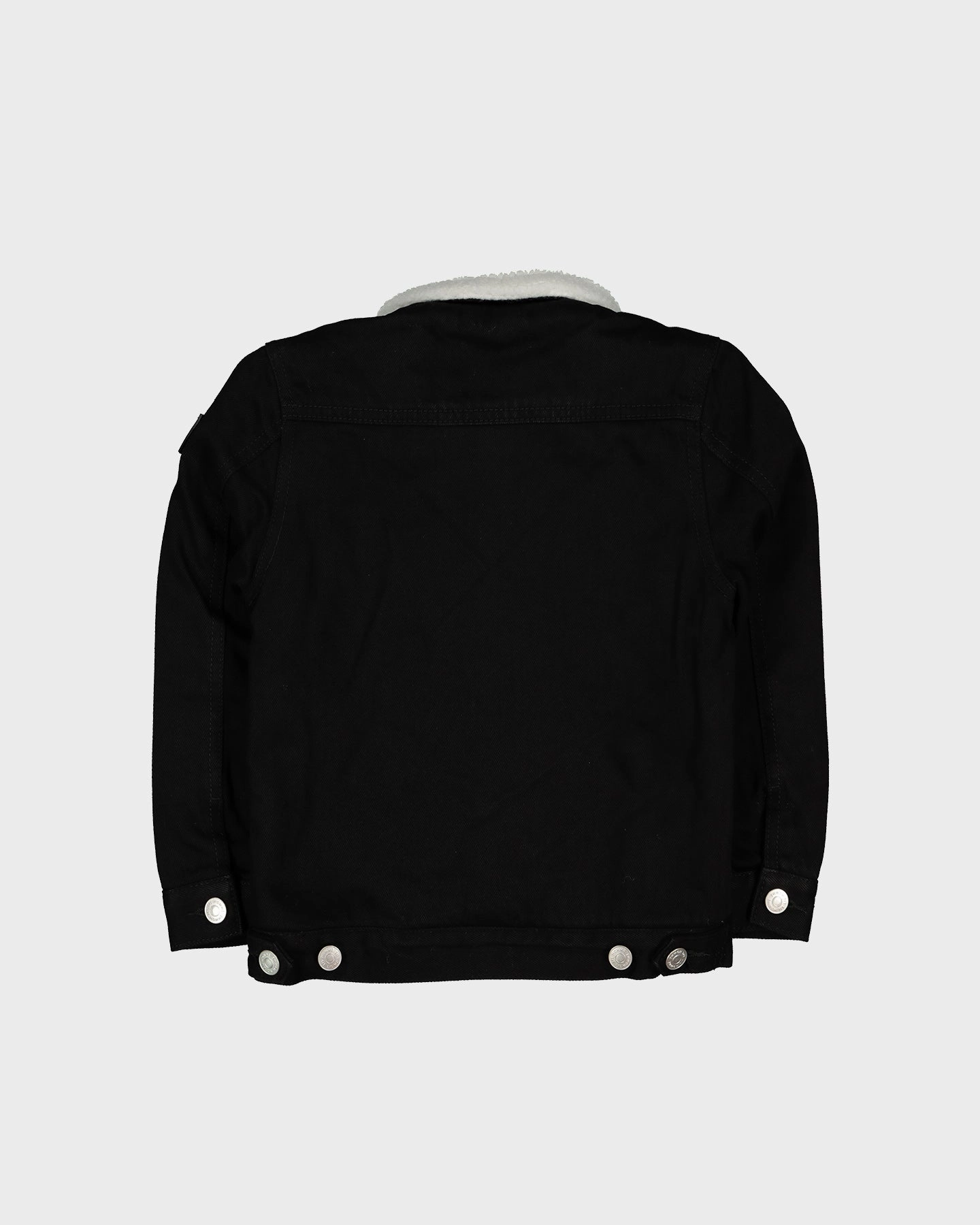 VentilatedPanels Vanity Lil Homm?? Kids Sceap Denim Sherpa Jacket Black