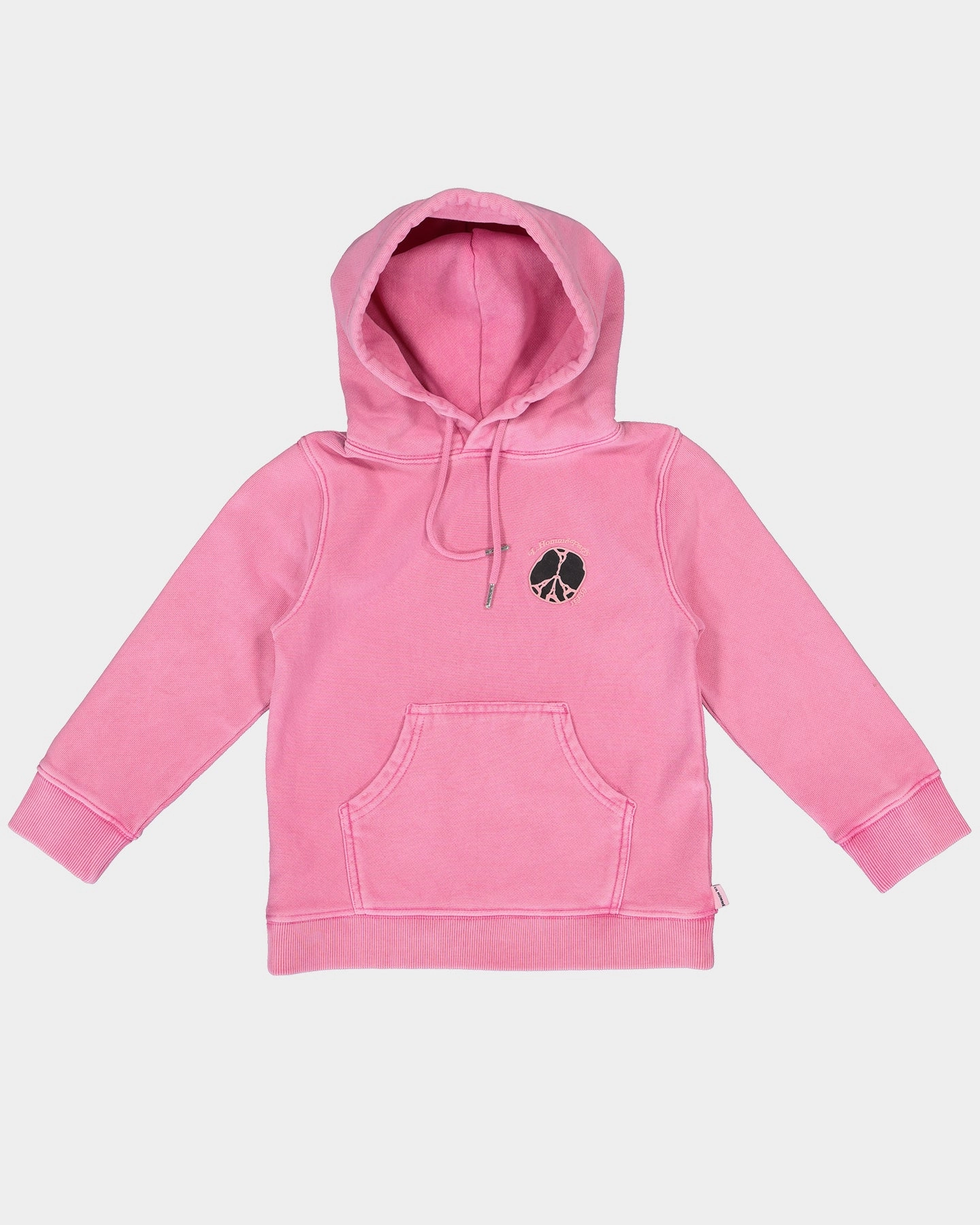 Lil Homme Kids' Peace Classic Hoodie Washed Pink Minimal Look Urban Protection