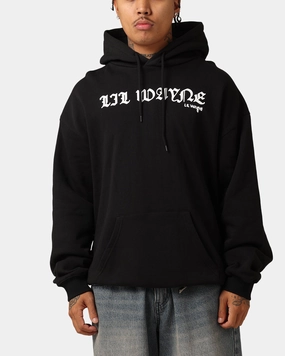 Lil Wayne Red Frame Hoodie Black full-zip Stretch Panels