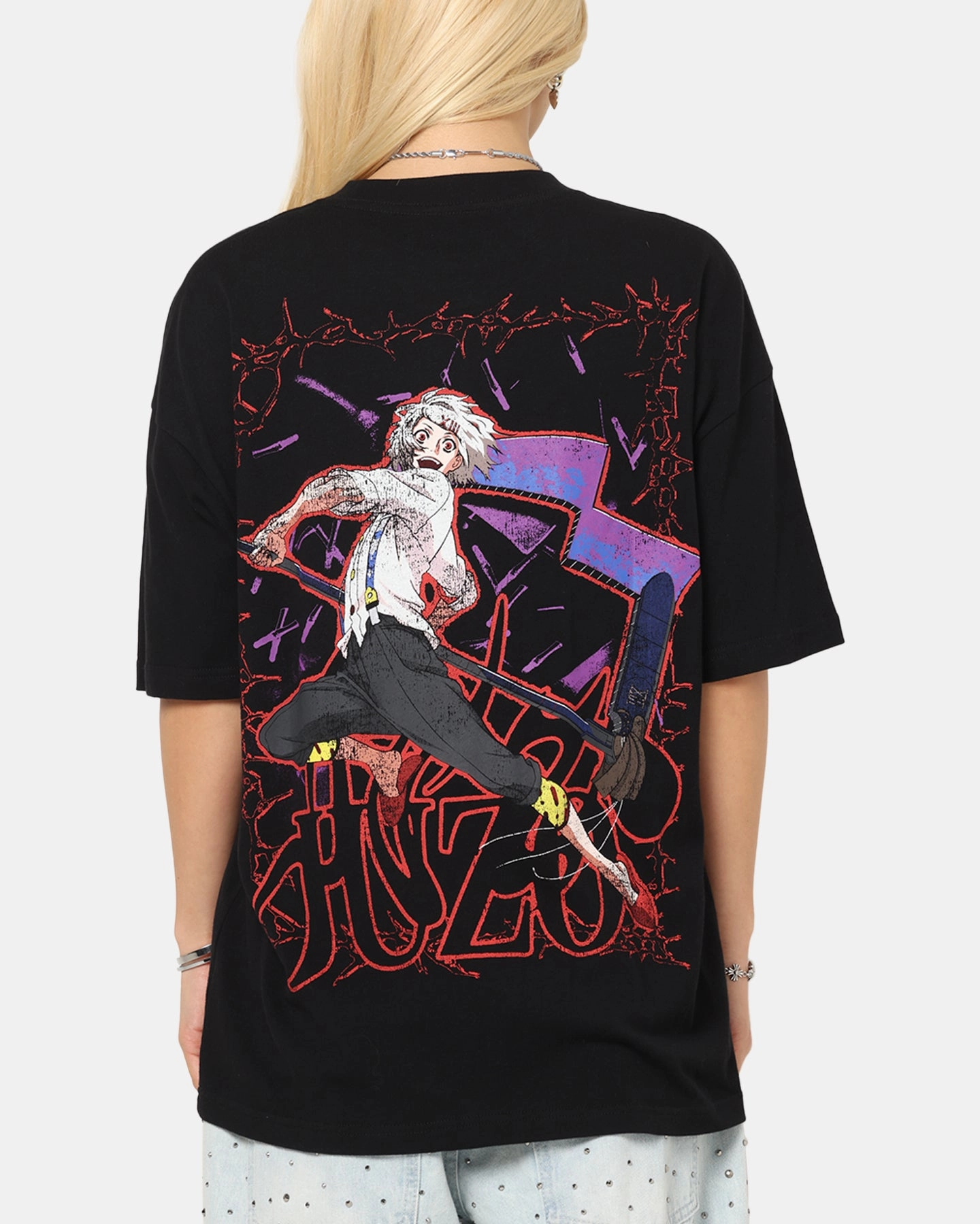73 Studio X Tokyo Ghoul Juzo Vintage T-Shirt Black Minimalist Comfort Chilly Wear