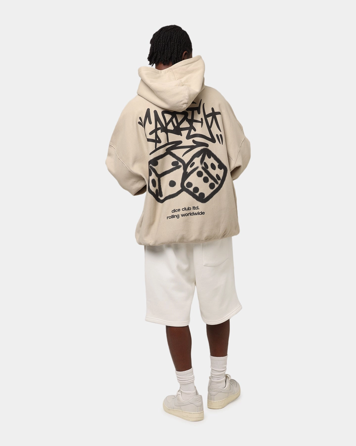 Carre Rolling Worldwide Hoodie Stone Button Zipper Closure