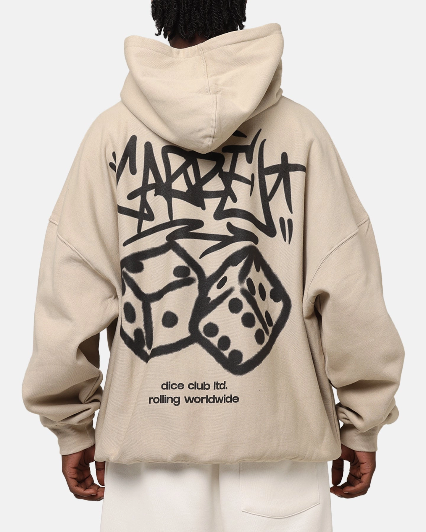 Weather Resistant Coating Carre Rolling Worldwide Hoodie Stone