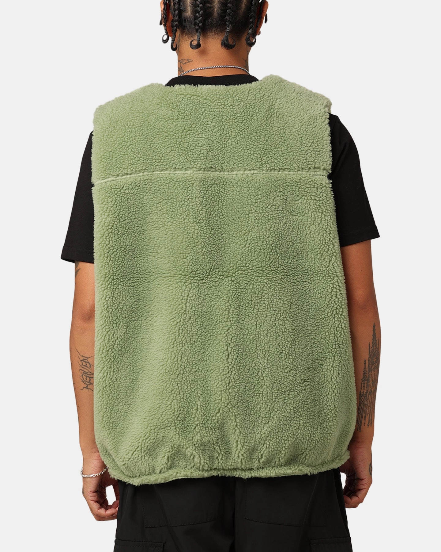 Souvenir Nike Sportswear Sherpa Reversible Vest Oil Green/Black