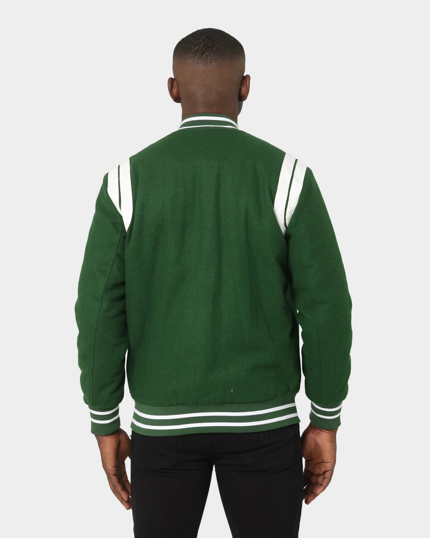 Trendy Accessory Saint Morta Alpha Varsity Jacket Green/White