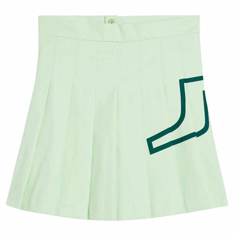 J.Lindeberg Naomi Golf Skirt Patina Green - SS23 Women Vibe Shot