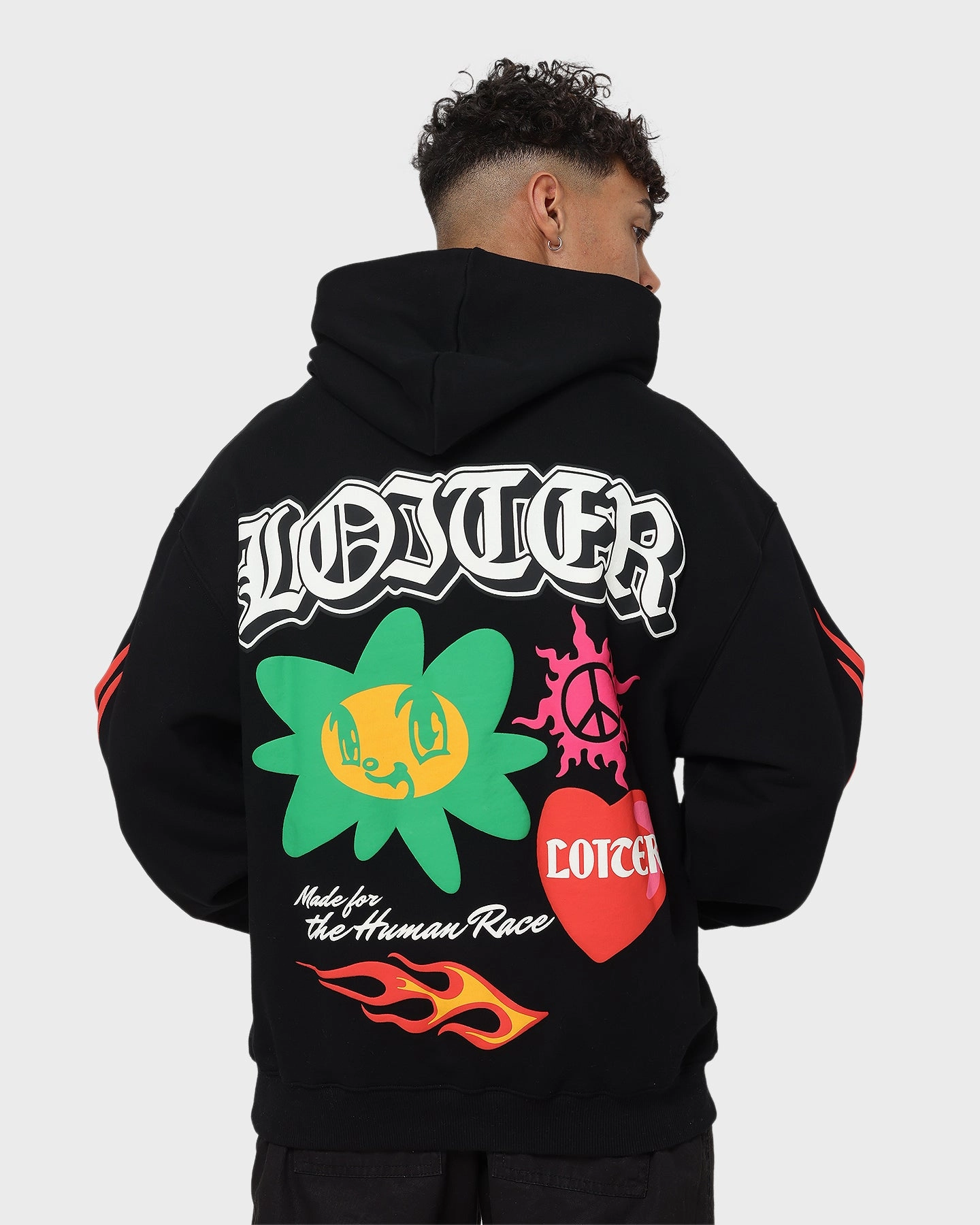 Loiter Euphoric Hoodie Black Wind Control students
