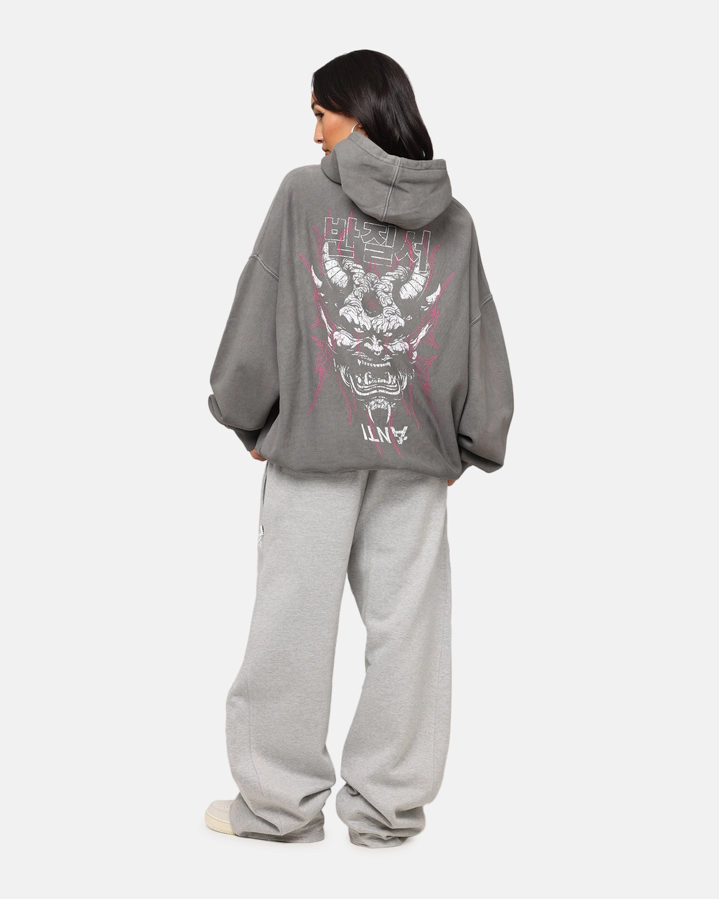 The Anti Order Agma Boxy Hoodie Washed Charcoal Rugged Protection Practical Comfort