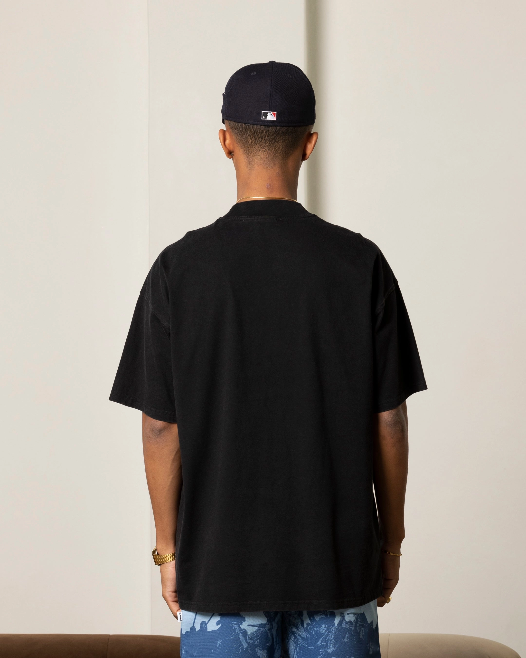 Comfort and style Carre Formula Oversized T-Shirt Washed Black