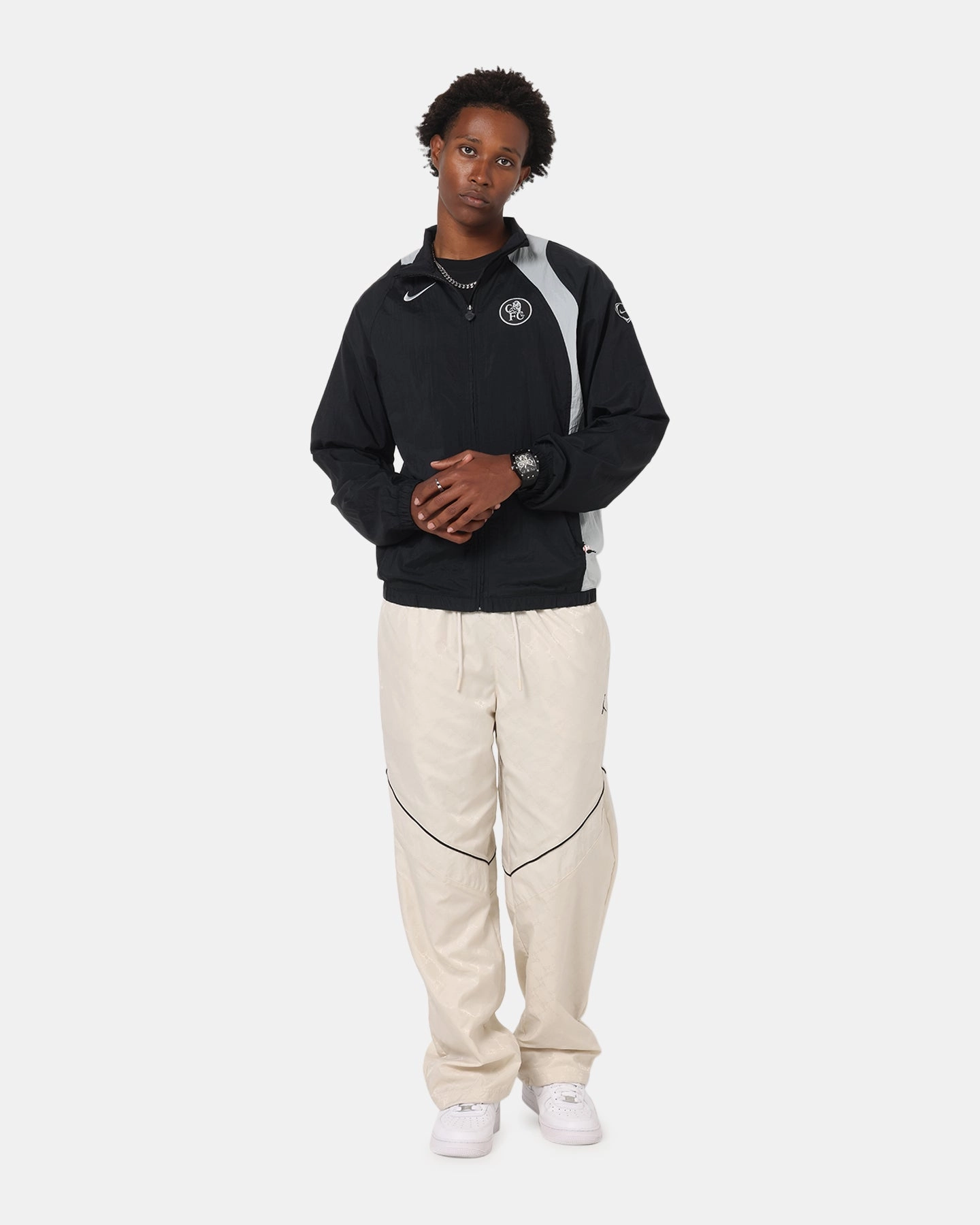 Report Nike Chelsea FC Total 90 Track Jacket Black/Silver