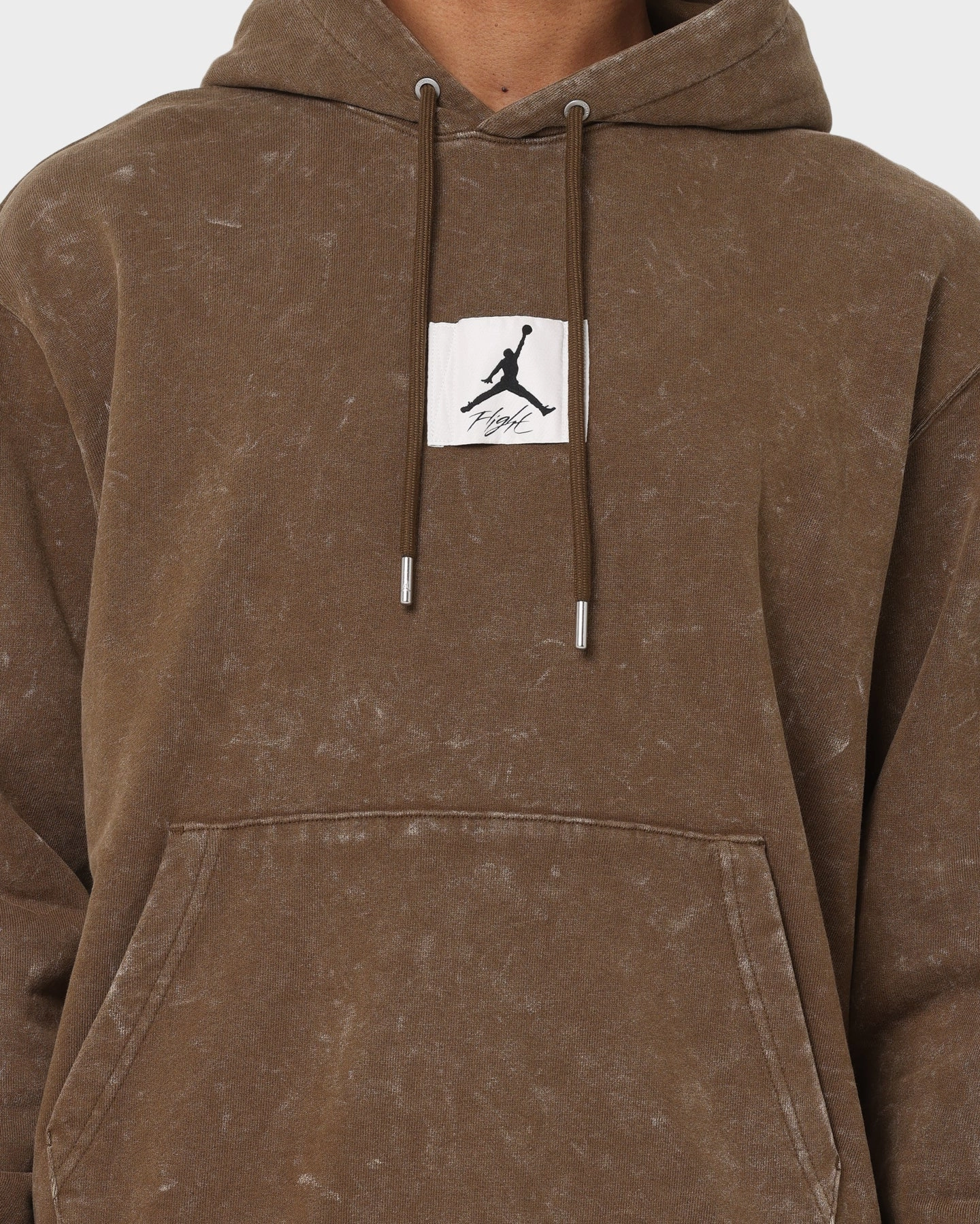 Deal Breathable Mesh Panels Jordan Essential Statement Washed Fleece Pullover Hoodie Light Olive