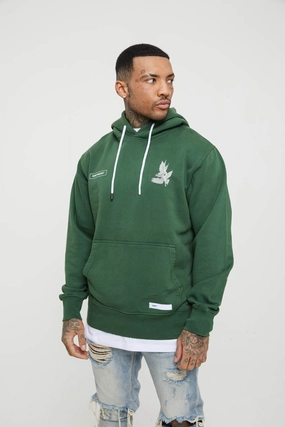 Saint Morta Doves Vintage Hoodie Aged Forest suitable for stage shows Technique