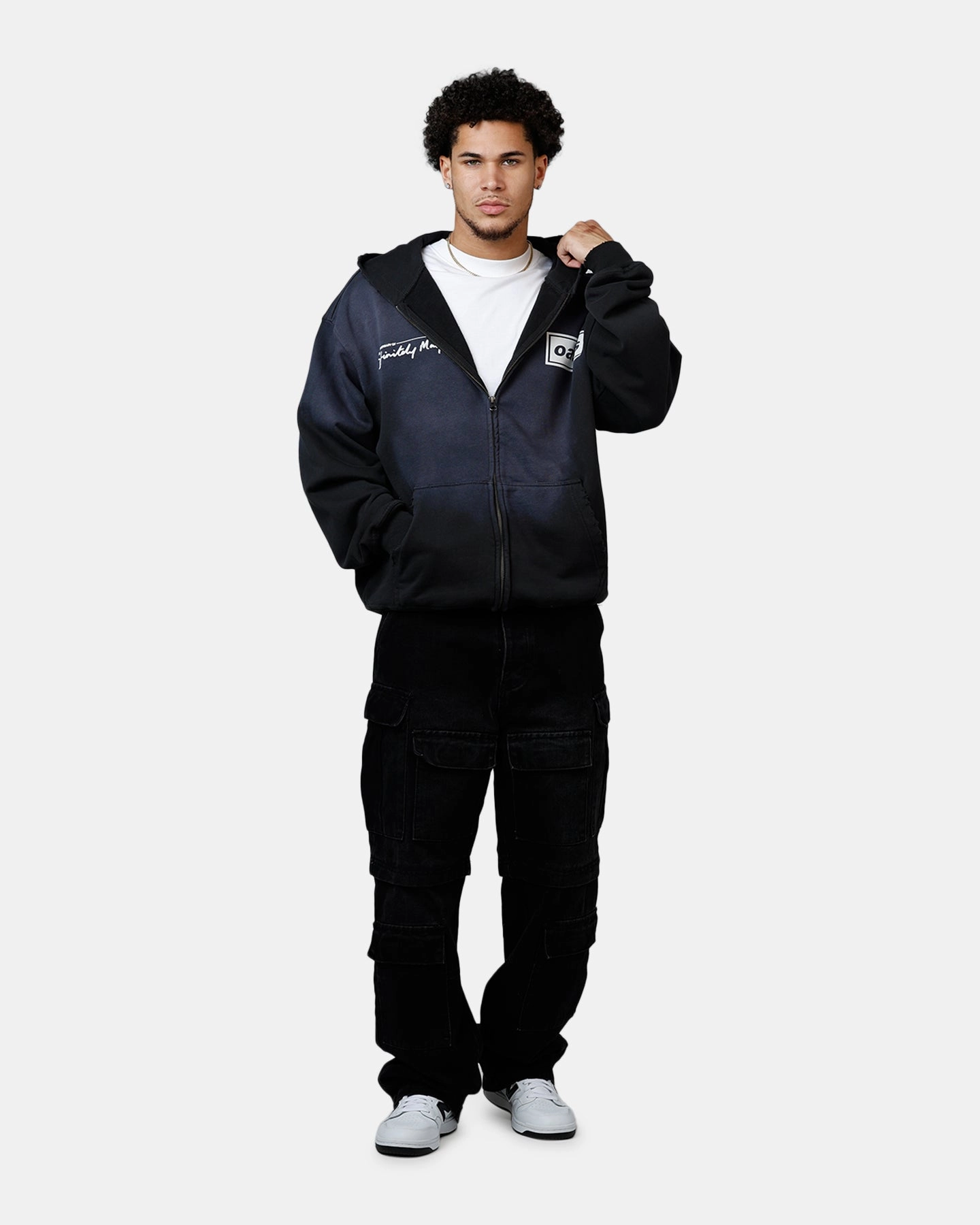 Elegant Global Merchandising Oasis Potassium Full Zip Hoodie Black