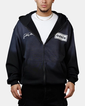 Insulated Interior Global Merchandising Oasis Potassium Full Zip Hoodie Black