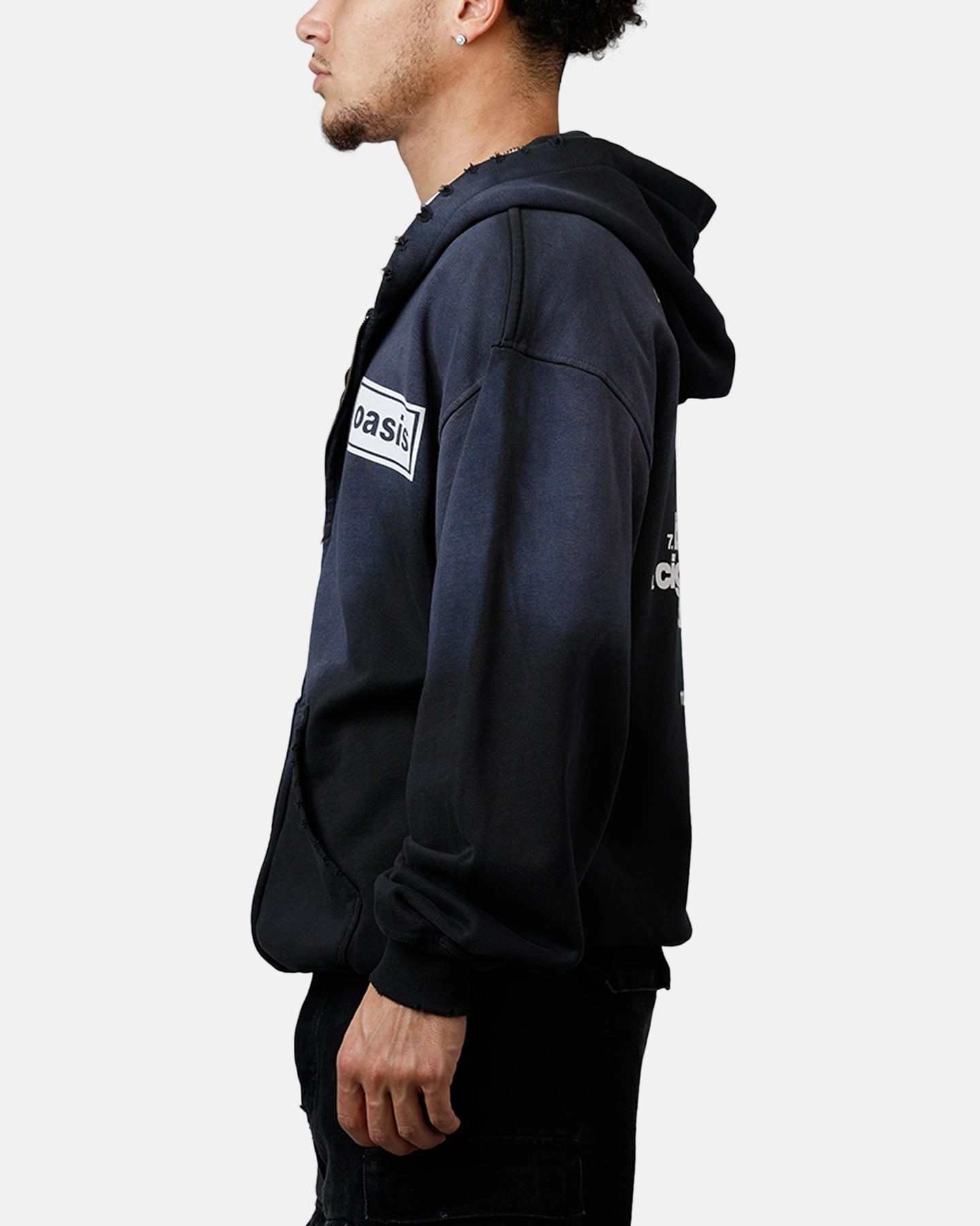 museum Job Global Merchandising Oasis Potassium Full Zip Hoodie Black