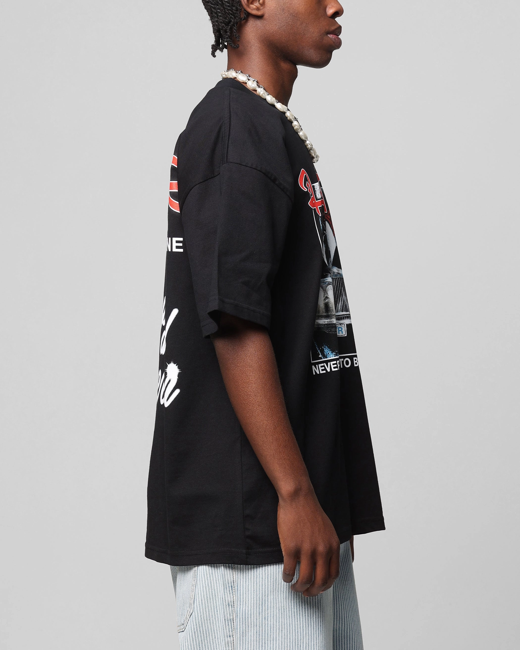 Bold Comfort Loiter Always And Forever T-Shirt Black