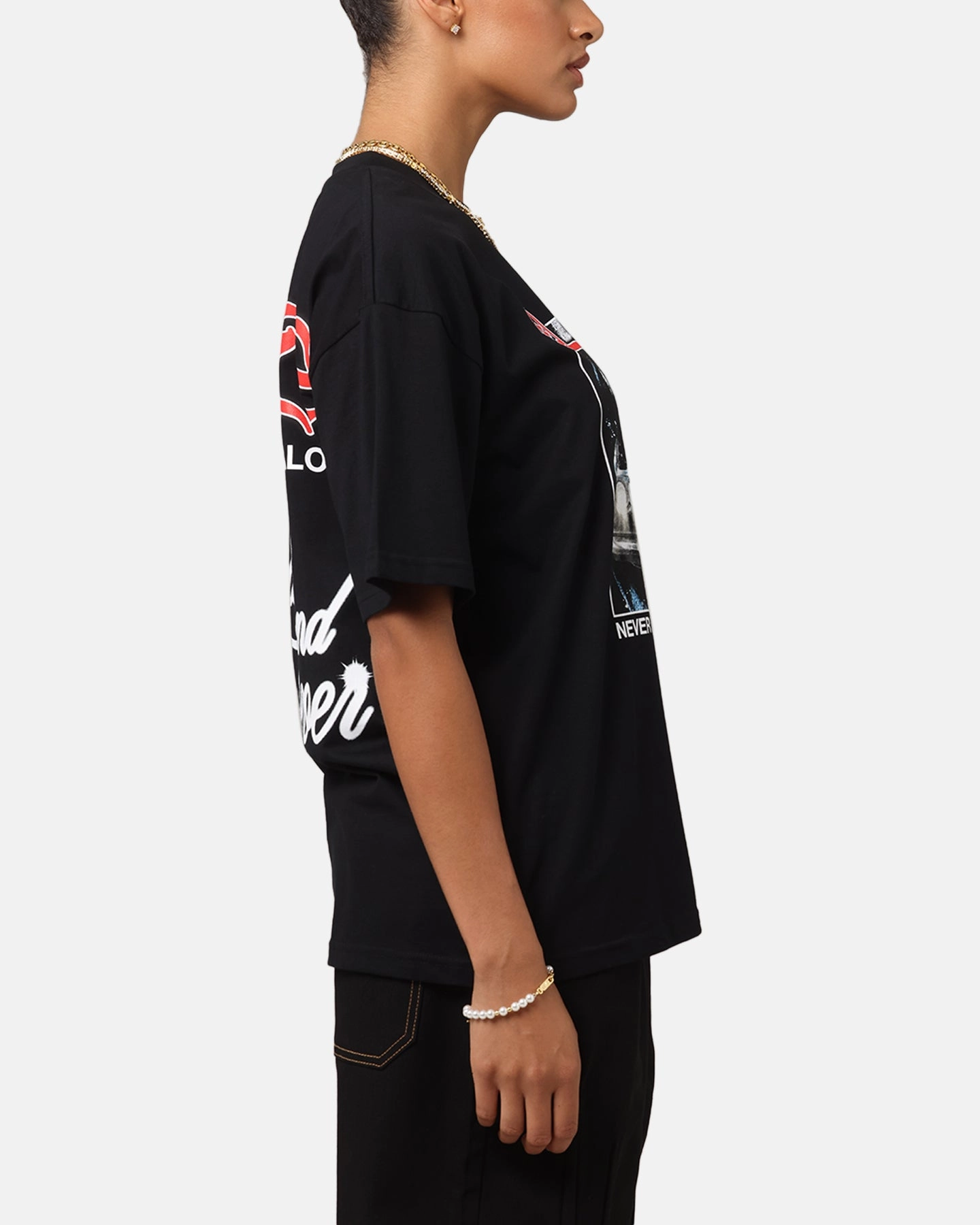 Easy Style Wear Timeless Look Wear Loiter Always And Forever T-Shirt Black