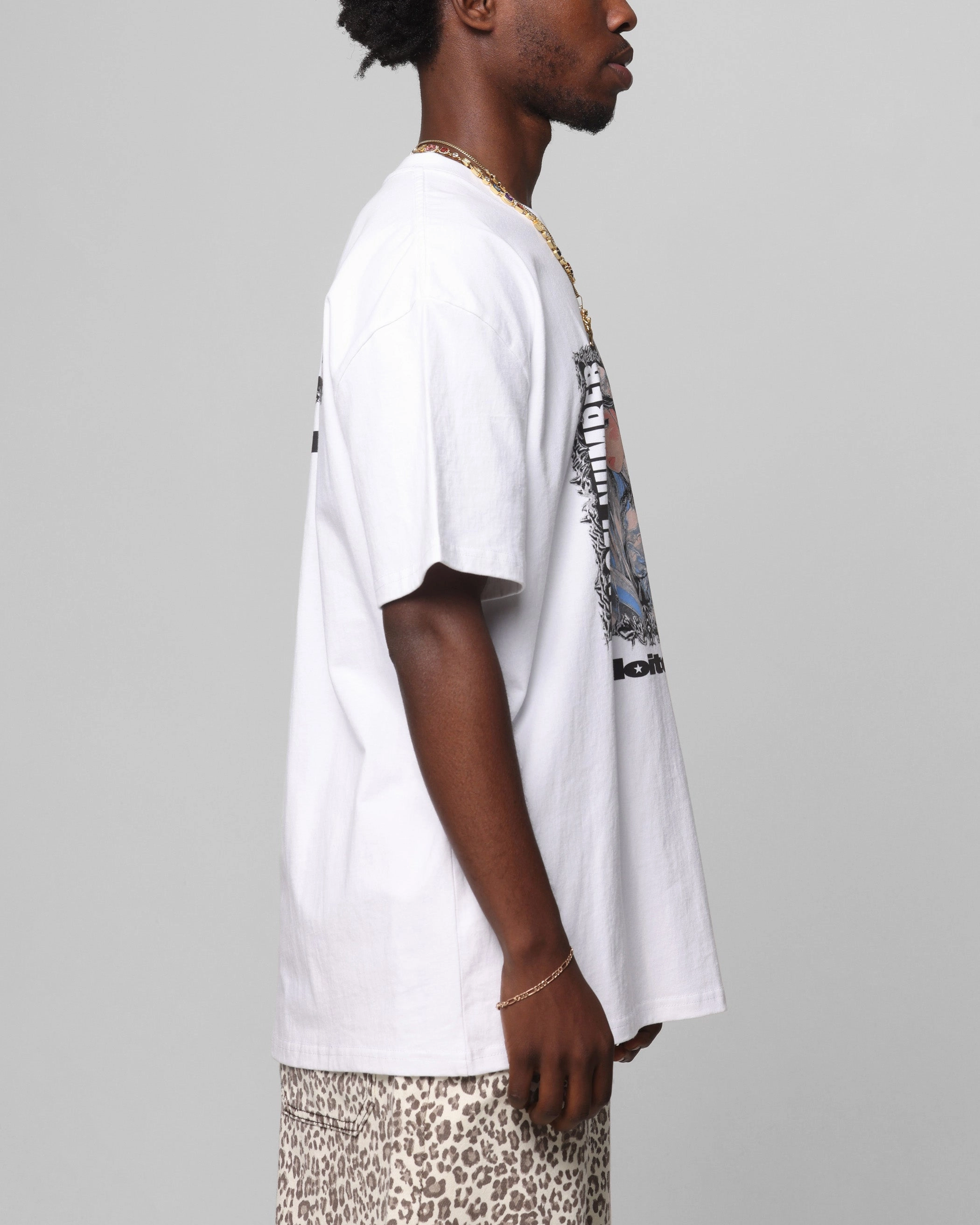 Loiter Angel Number T-Shirt White Classic Chic