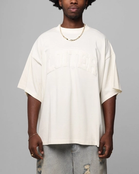 Loiter Arch Premium Boxy T-Shirt Off White ColorfastFabricTech