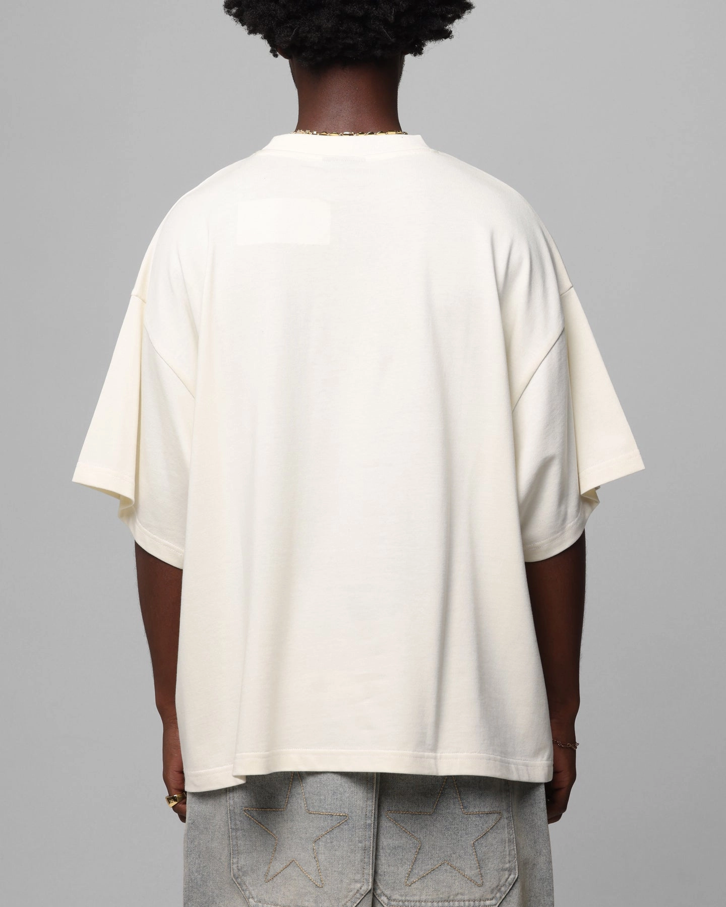 Loiter Arch Premium Boxy T-Shirt Off White Simple Yet Elegant Essential Clothing