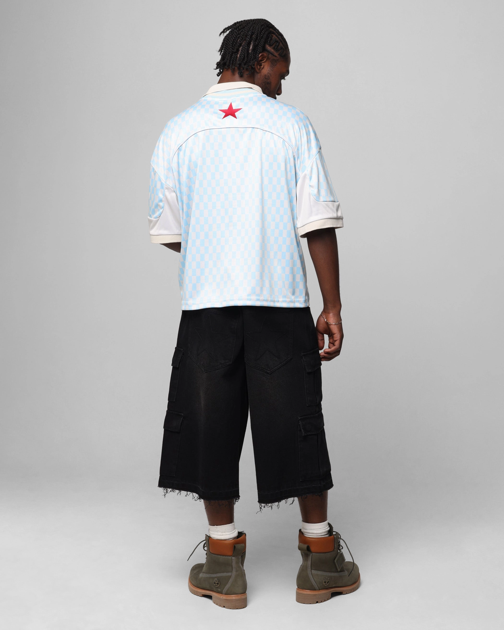 Loiter Art Studio United Jersey Blue Compression Support Panels Bonded Seamless