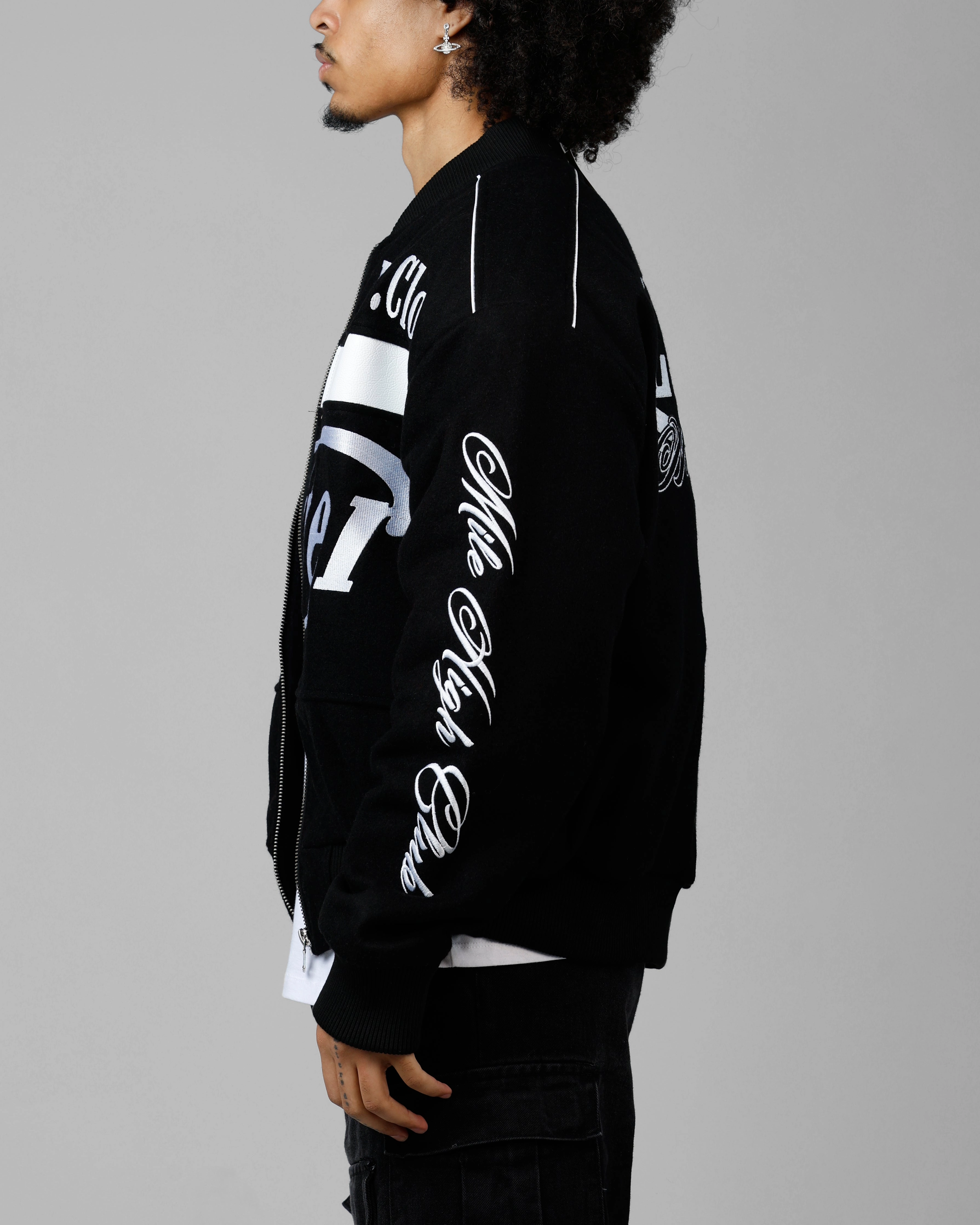 windproof lining UltraThinLayer Loiter Aviation Bomber Jacket Black