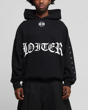 spherical Loiter Bike Hoodie Black