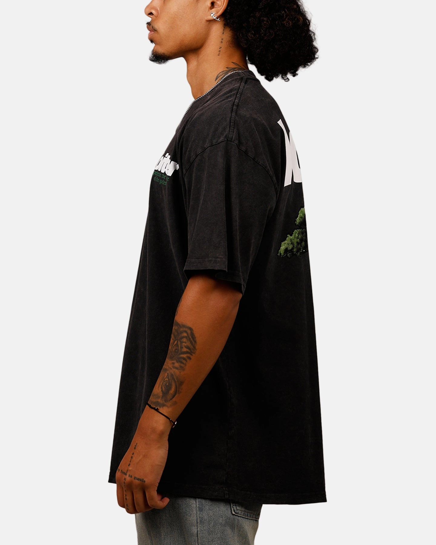 Loiter Bonsai T-Shirt Black Acidwash Long sleeved warmth