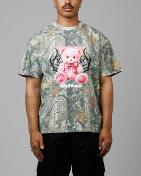 Loiter Care Vintage T-Shirt Real Tree Camo Elderly clothing