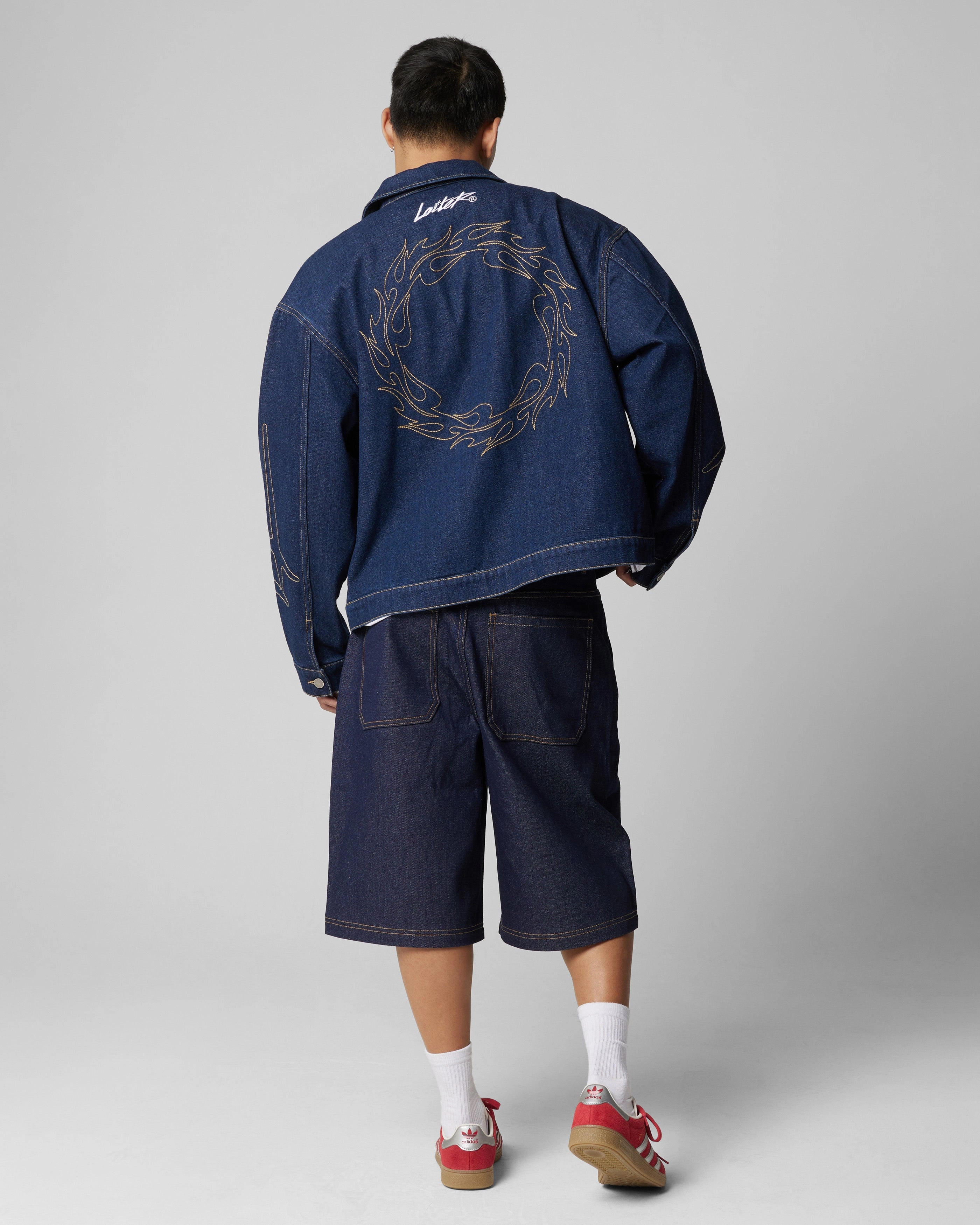 Loiter Chaos Denim Jacket Indigo Waterproof Wear