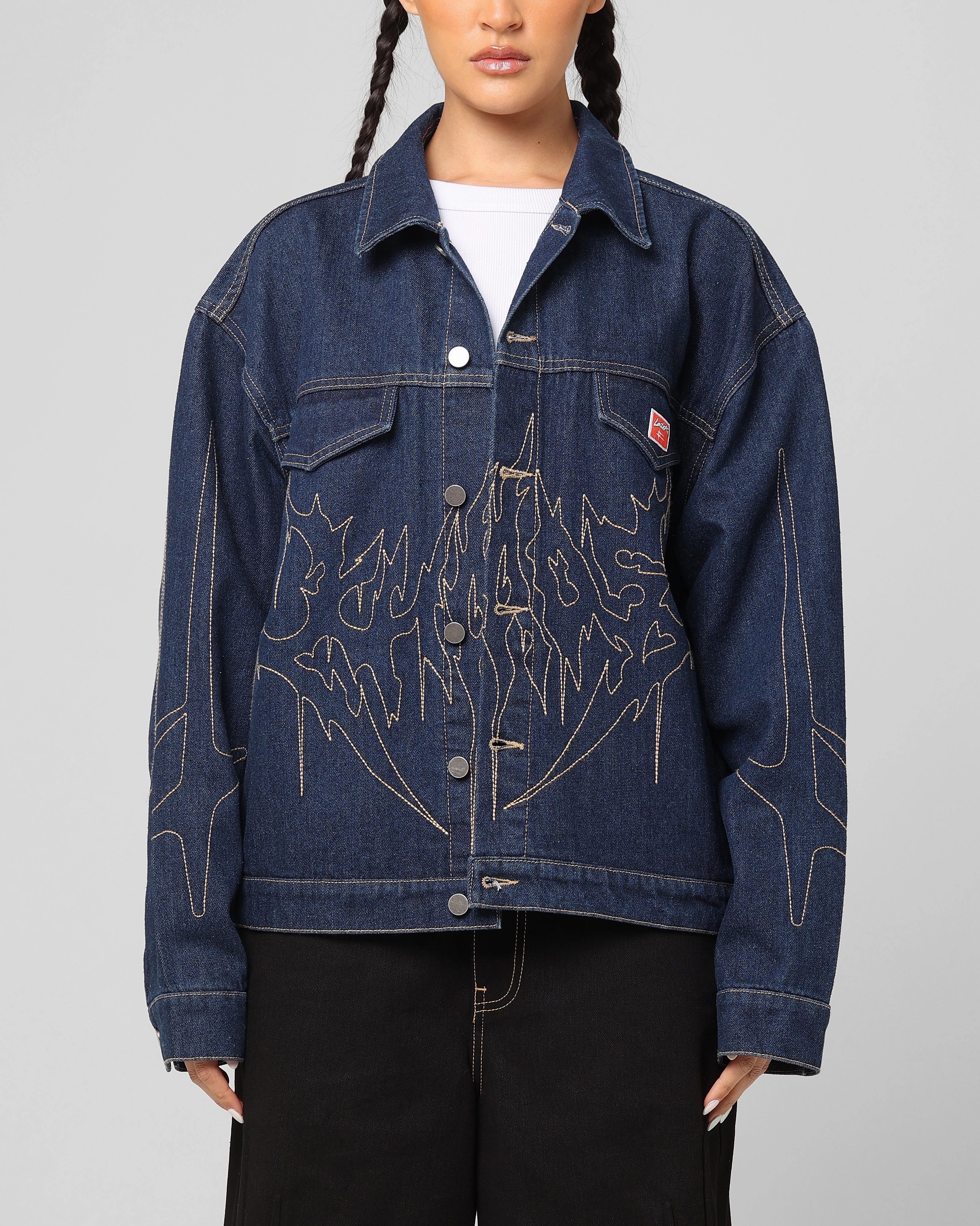 Street Ready Diary Loiter Chaos Denim Jacket Indigo
