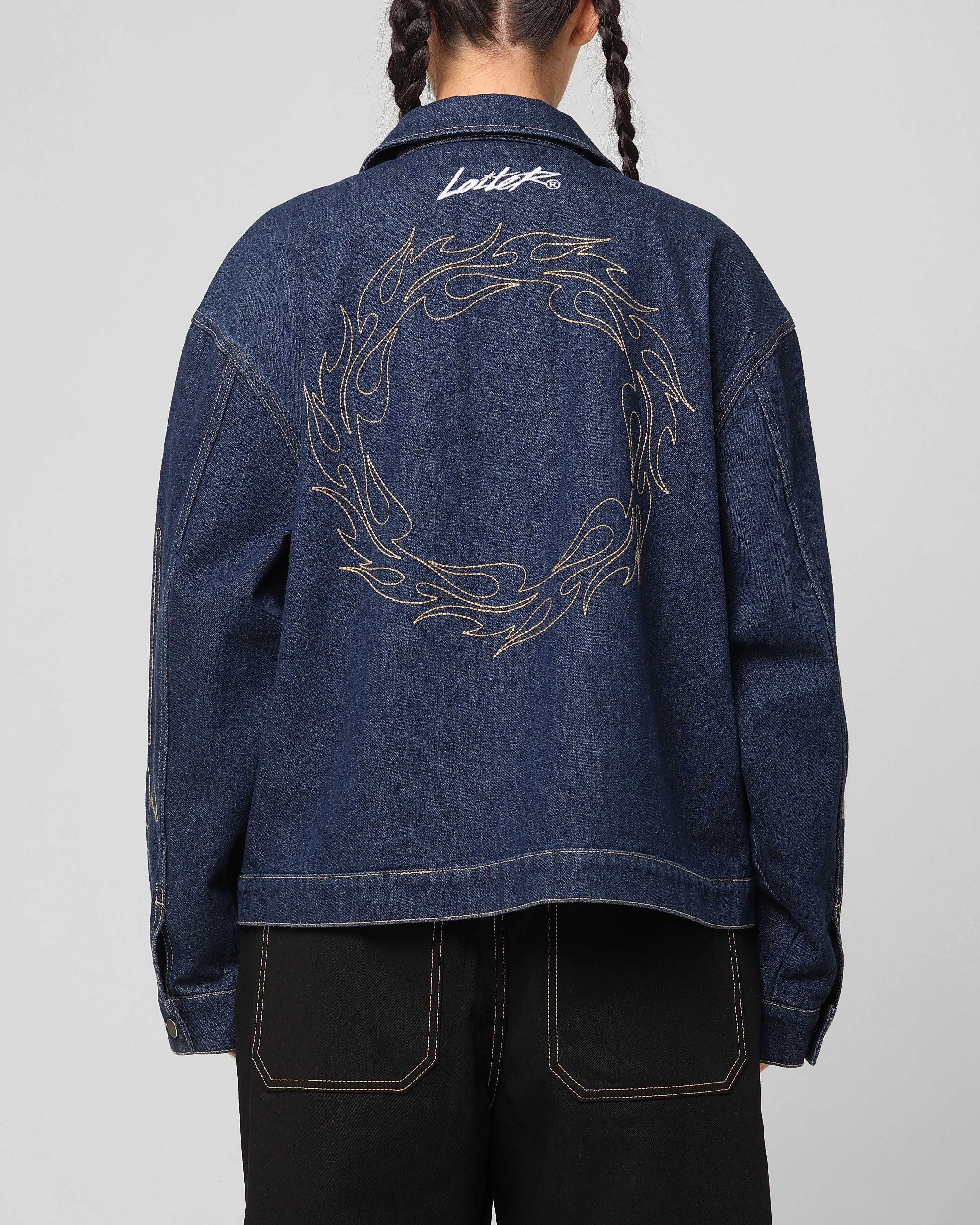 Loiter Chaos Denim Jacket Indigo Temperature Adaptive Fabric