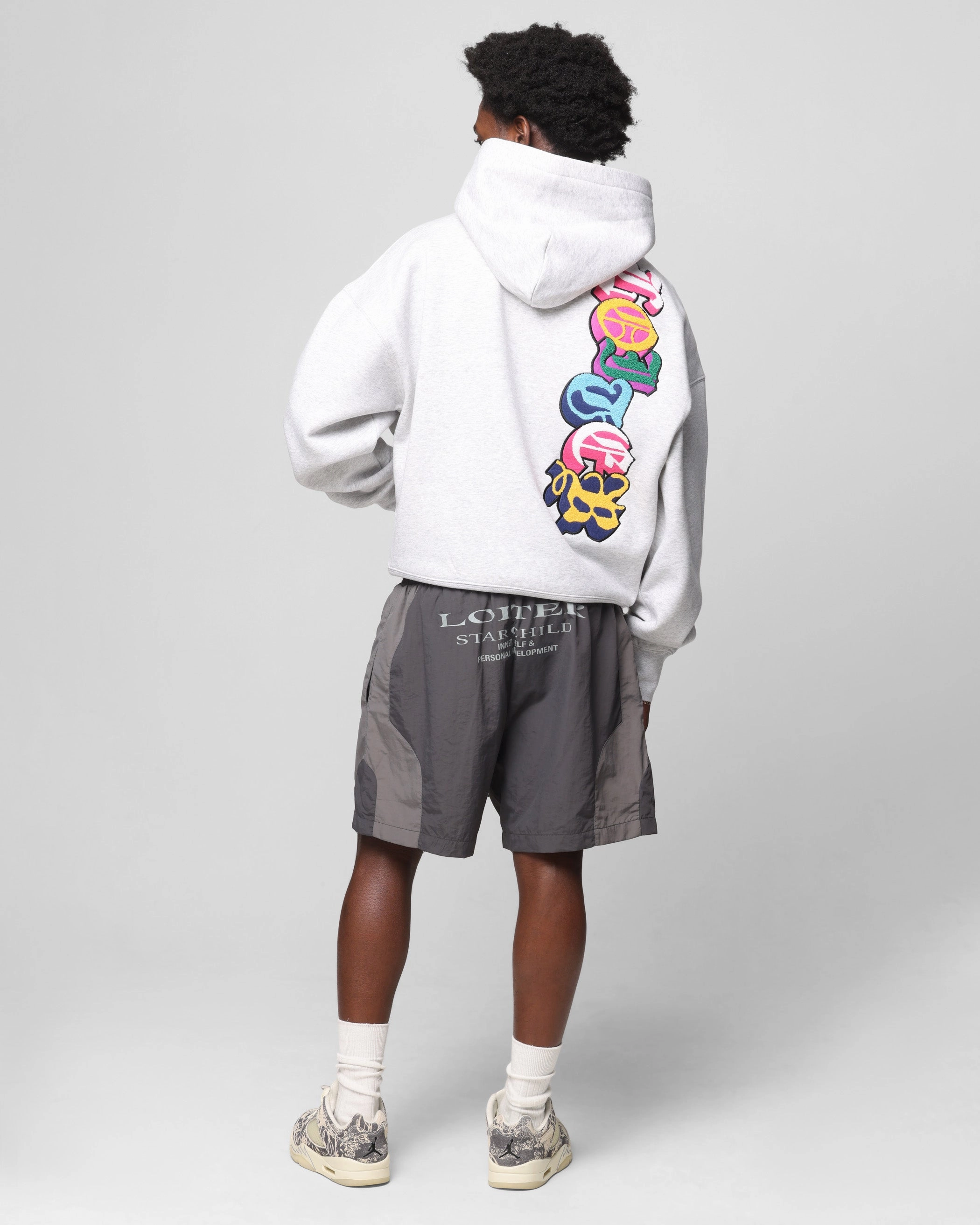 Loiter Chenille Premium Hoodie Grey Marle Ultra Fine Microfiber Blend intelligence gathering