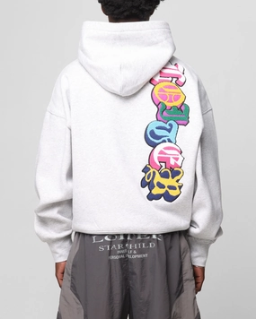 Loiter Chenille Premium Hoodie Grey Marle Street Comfort