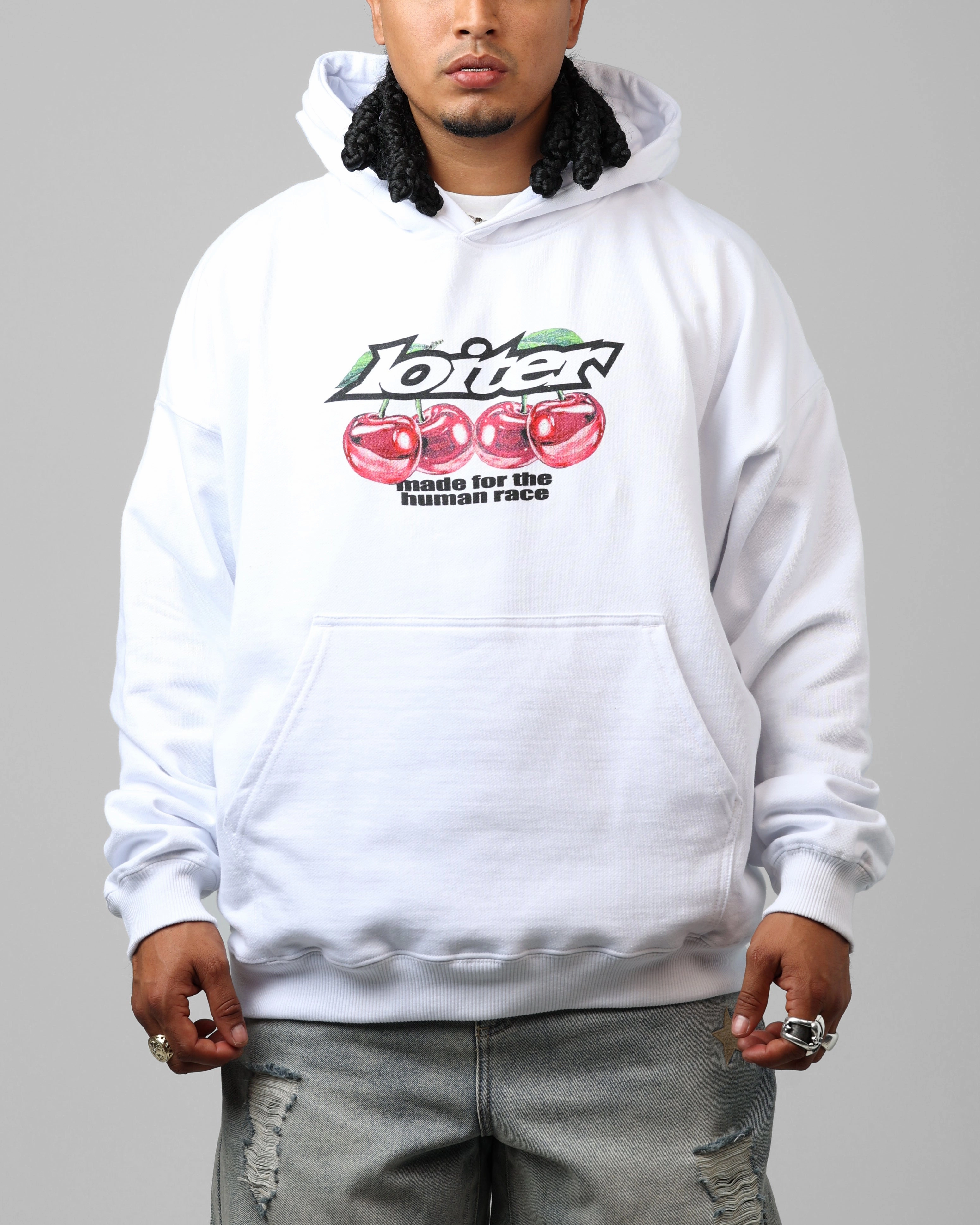 rehearsal Flight Loiter Cherry Pick Hoodie White