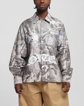 Tagless label Loiter Chopper Long Sleeve Shirt Real Tree Camo