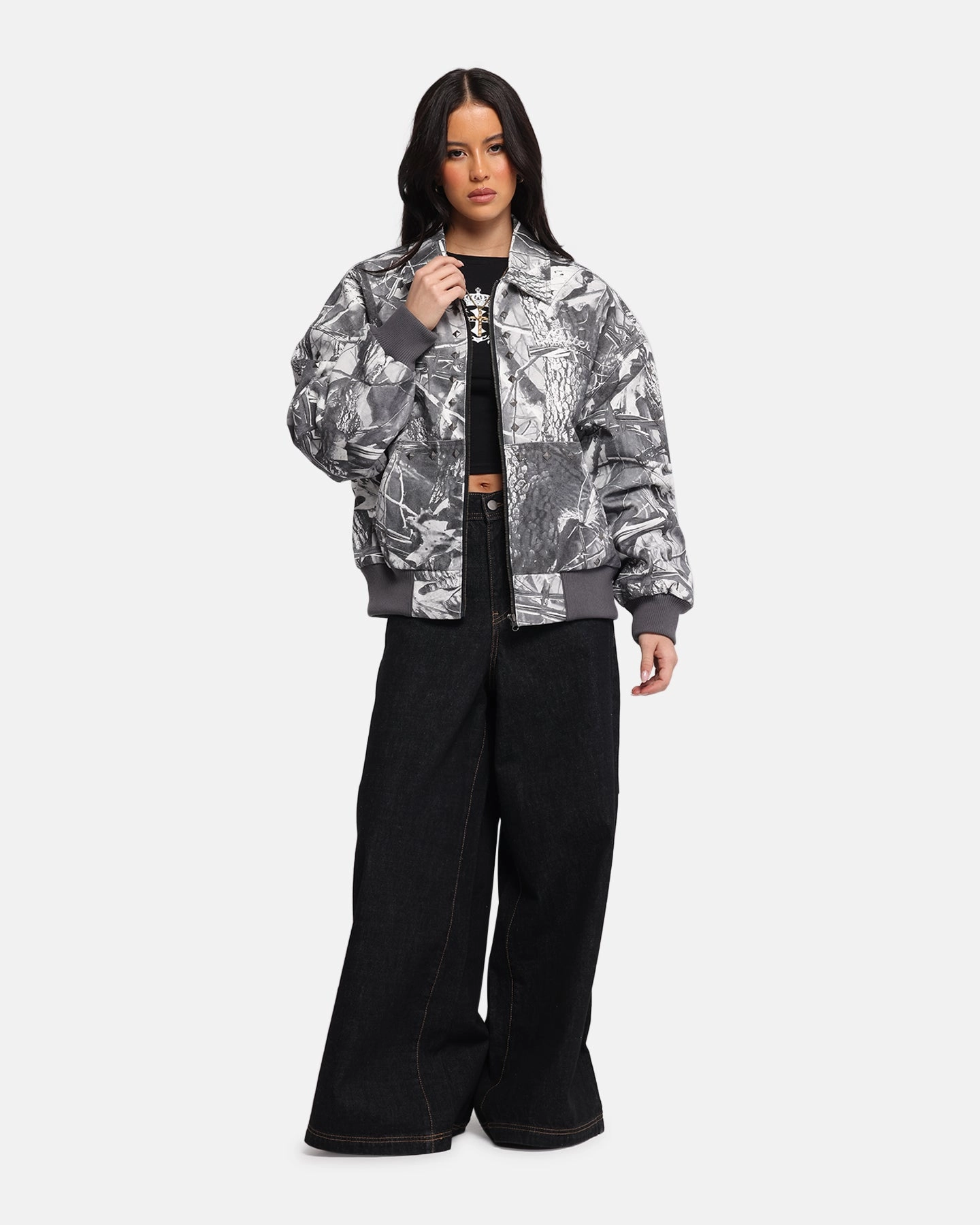 Fashion Shield Loiter Chopper Work Jacket Real Tree Camo
