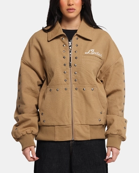 adults Versatile Design Loiter Chopper Work Jacket Tan