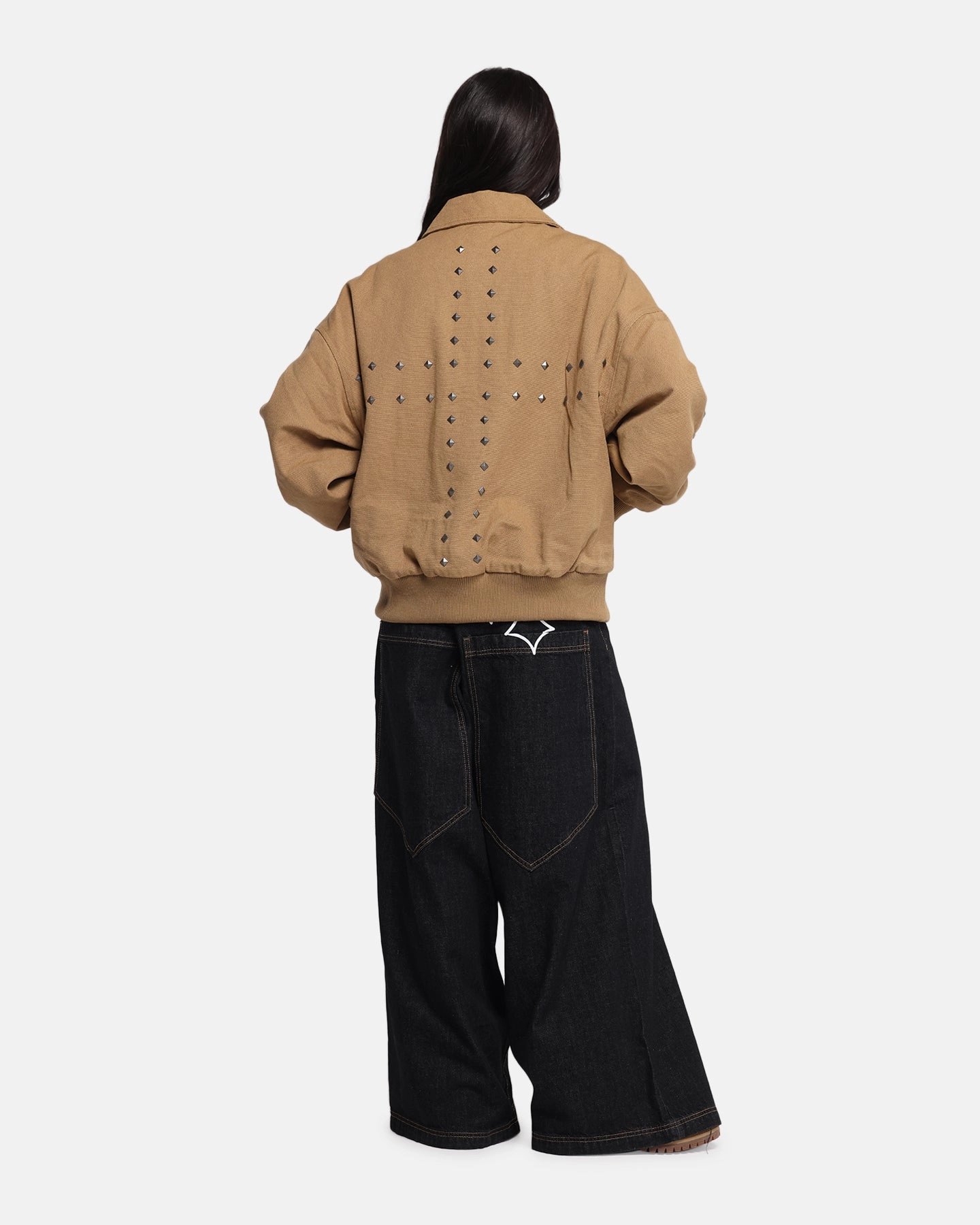 Loiter Chopper Work Jacket Tan Hidden pockets
