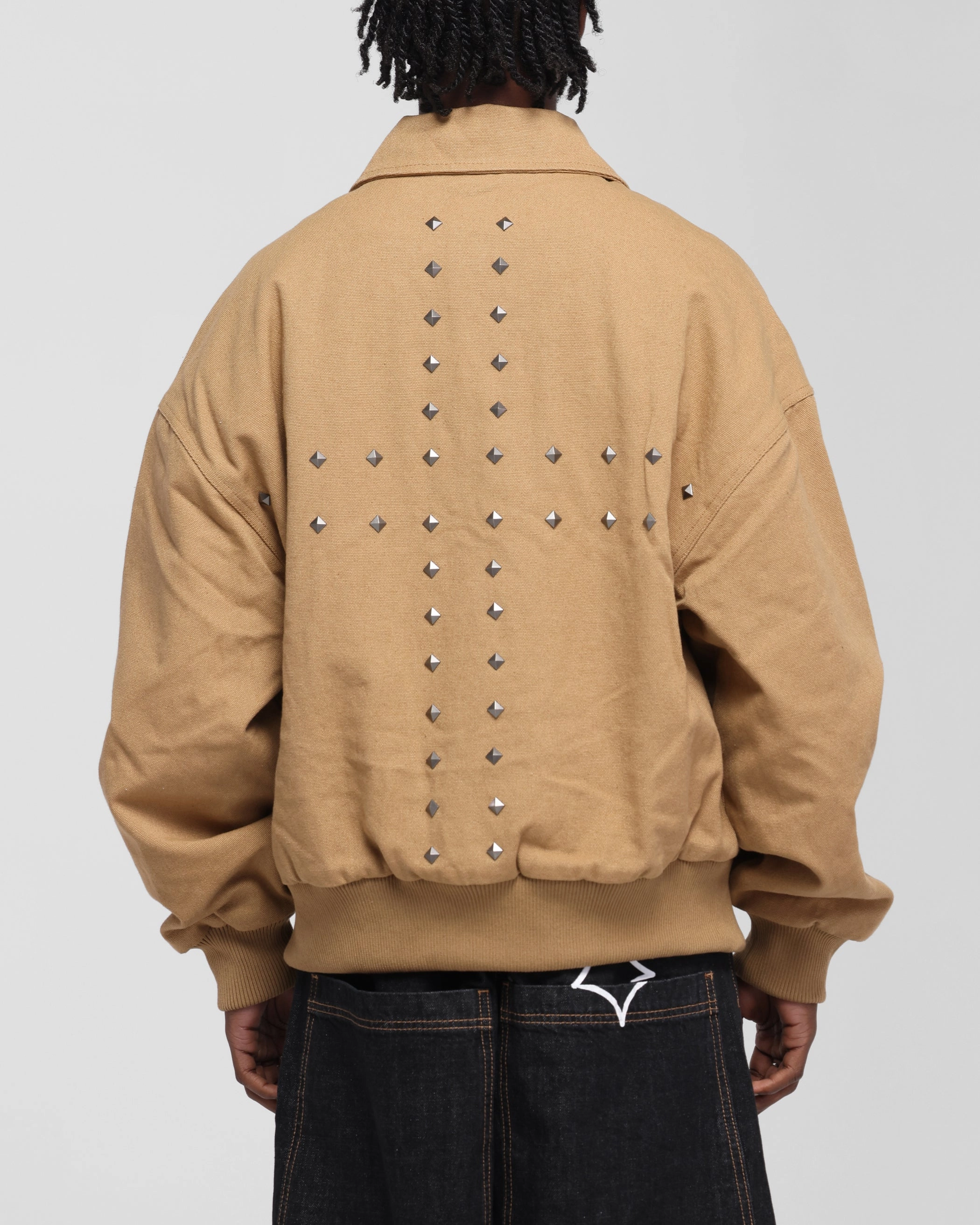Protective Style Loiter Chopper Work Jacket Tan