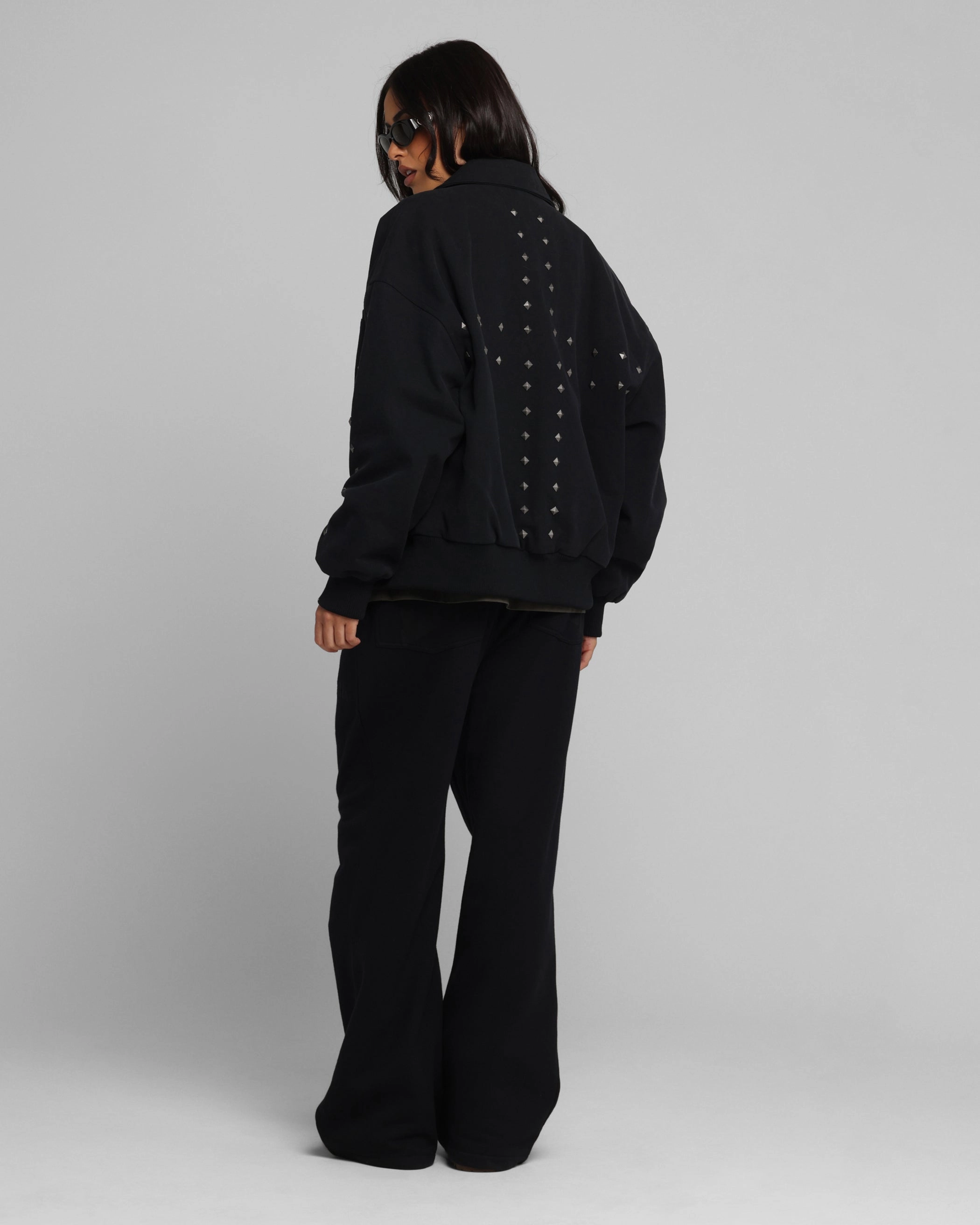 Loiter Chopper Work Jacket Washed Black special - occasion wear PreShrunk Cotton Blend