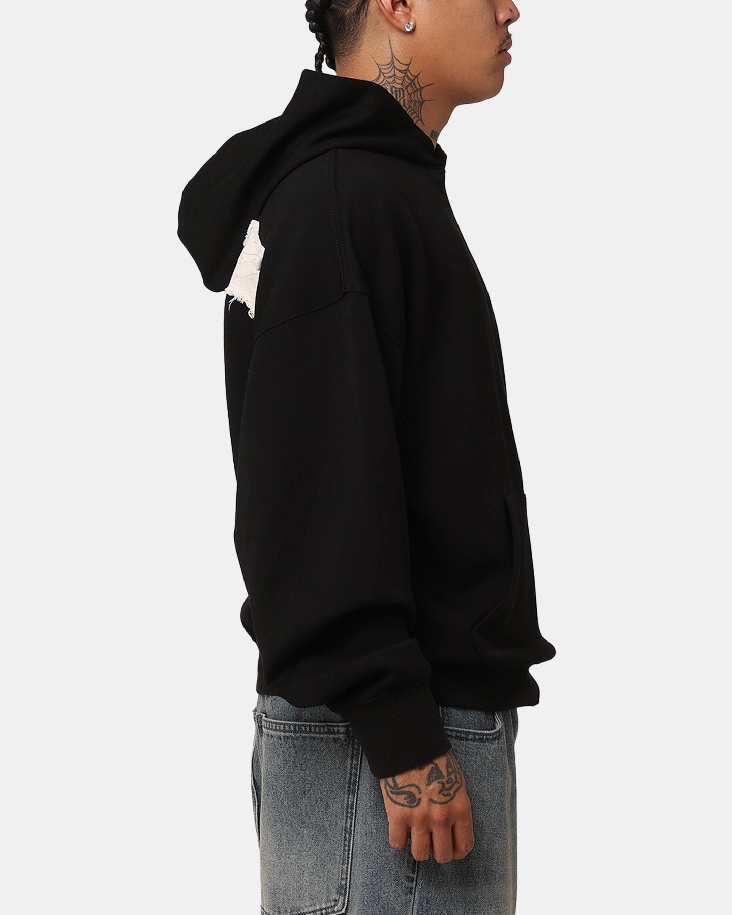 solo travel Statement Piece Loiter Chroma Premium Hoodie Black