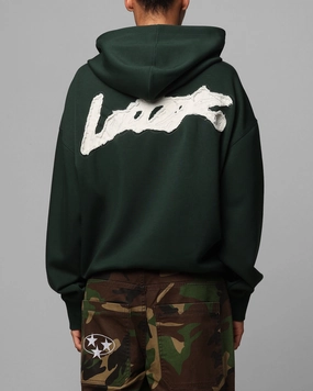Loiter Chroma Premium Hoodie Dark Green Soft inner layer