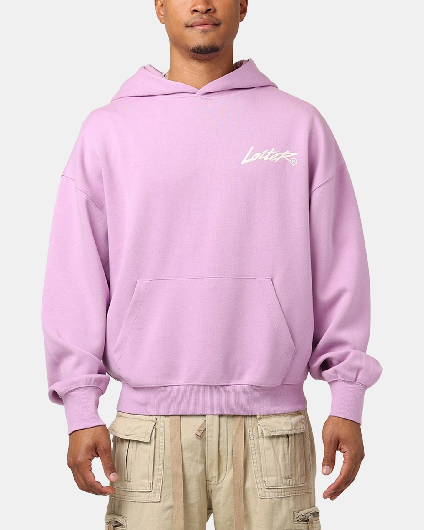 Wardrobe Protective Style Loiter Chroma Premium Hoodie Purple