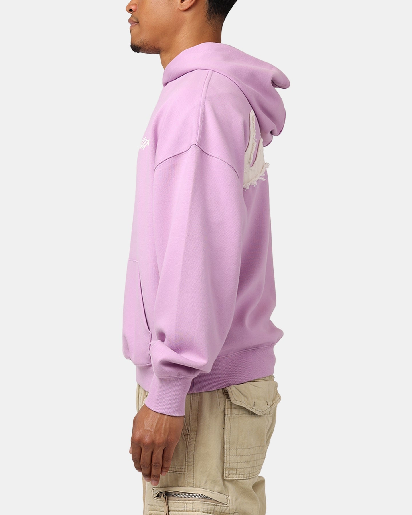 Loiter Chroma Premium Hoodie Purple Contemporary Fit Snag Free Surface