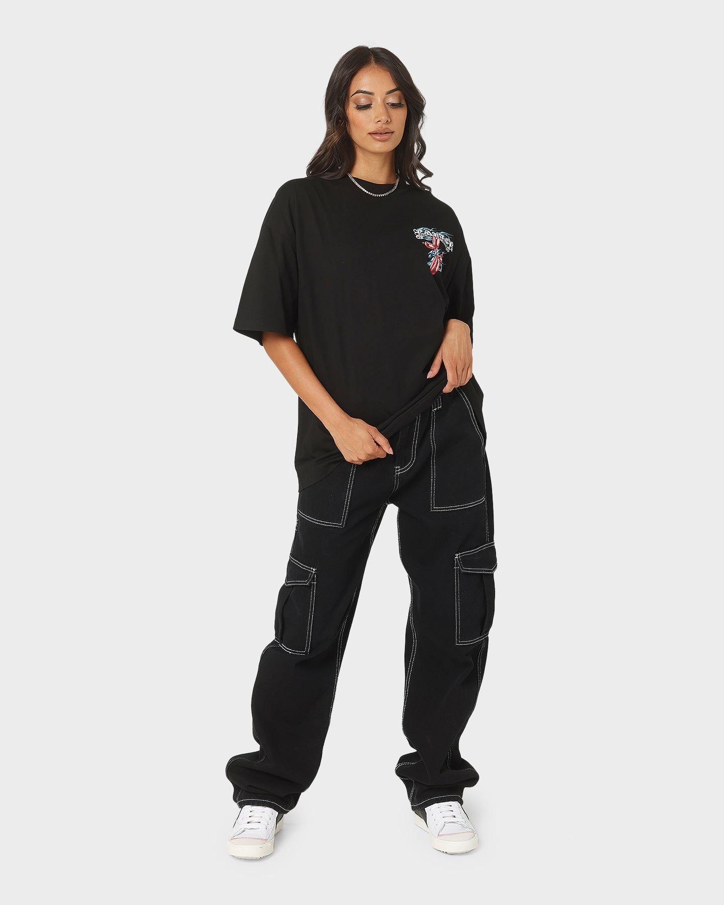 Loiter Chroma T-Shirt Black Brushed Interior Lining thermal
