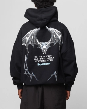 Loiter Chrome Deceiver Hoodie Black Lipstick